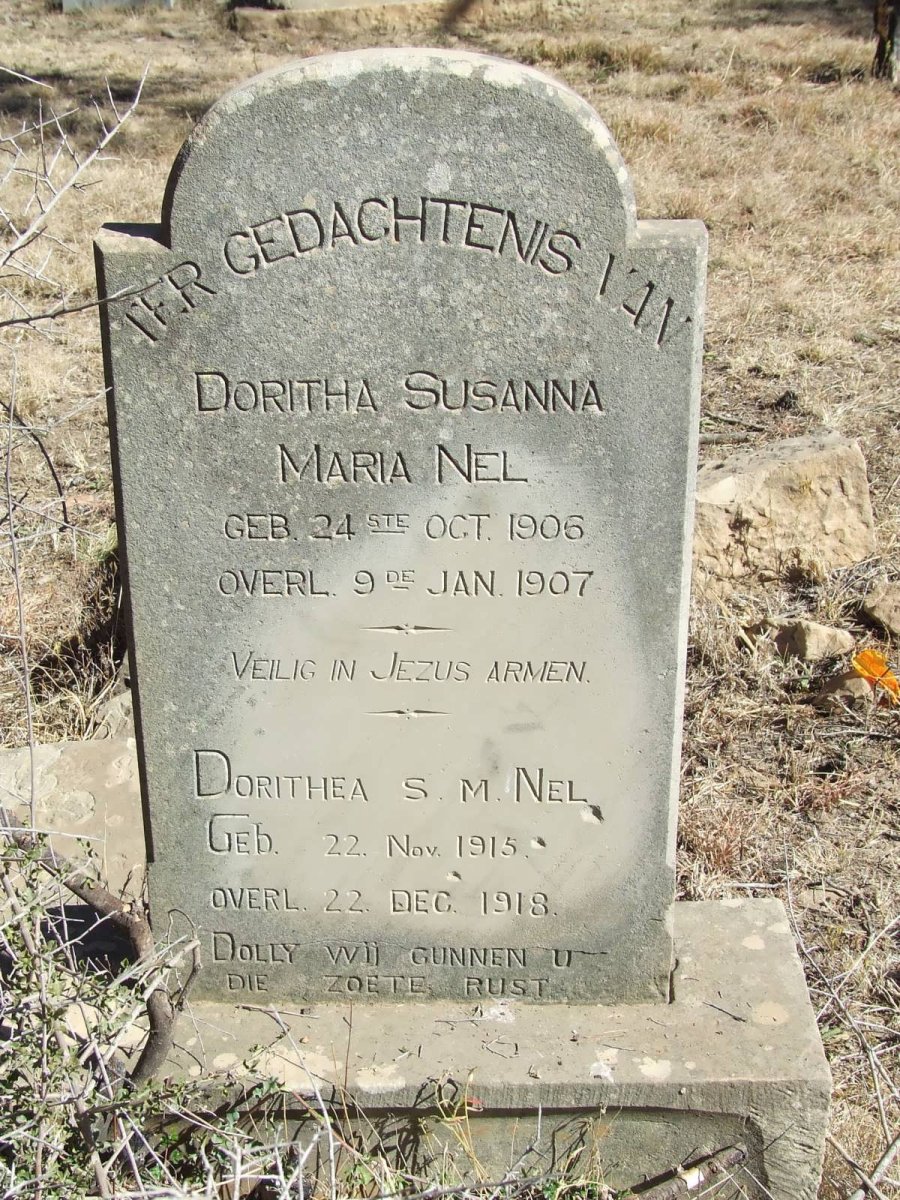 NEL Doritha Susanna Maria 1906-1907 :: NEL Dorithea S.M. 1915-1918