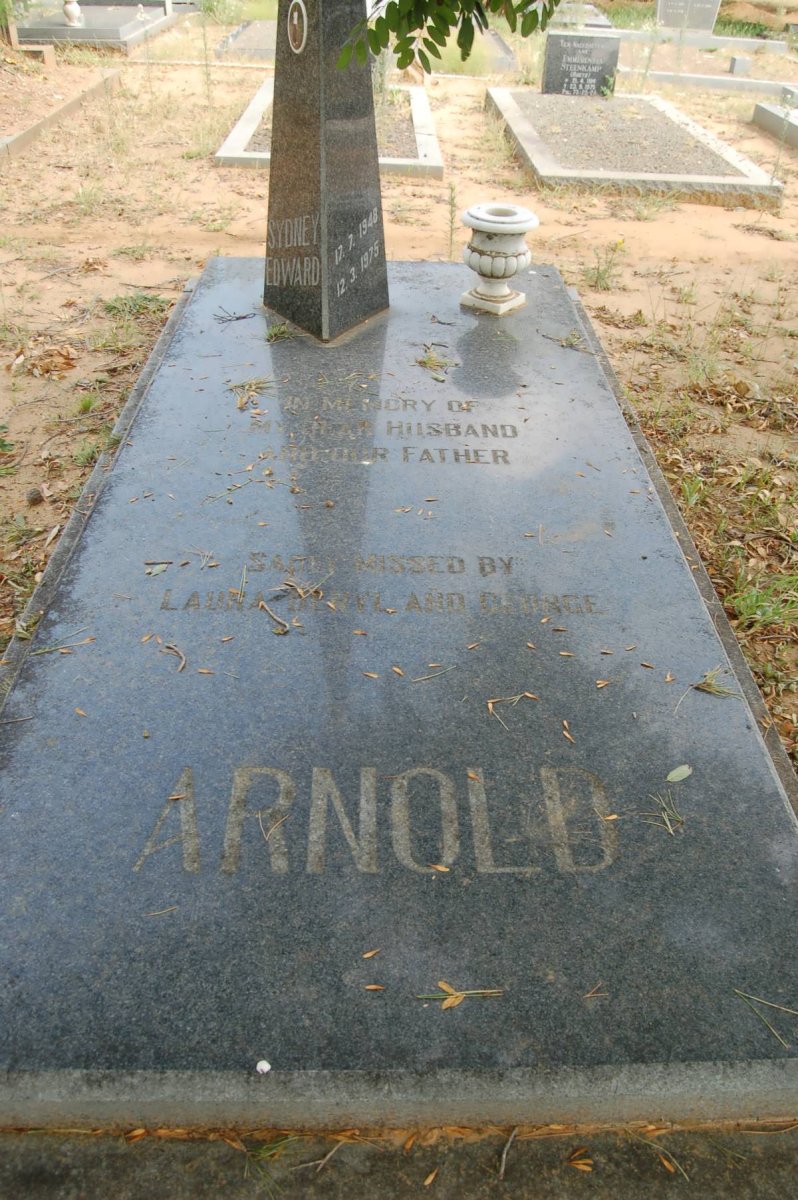 ARNOLD Sydney Edward 1948-1975