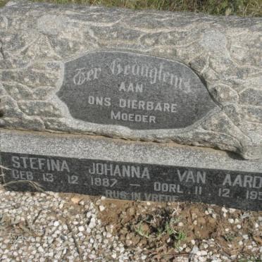 AARDT Stefina Johanna, van 1887-1957