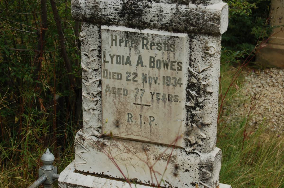 BOWES Lydia A. -1934