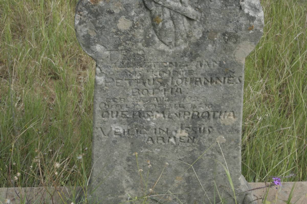 BOTHA Petrus Johannes 1929-1930