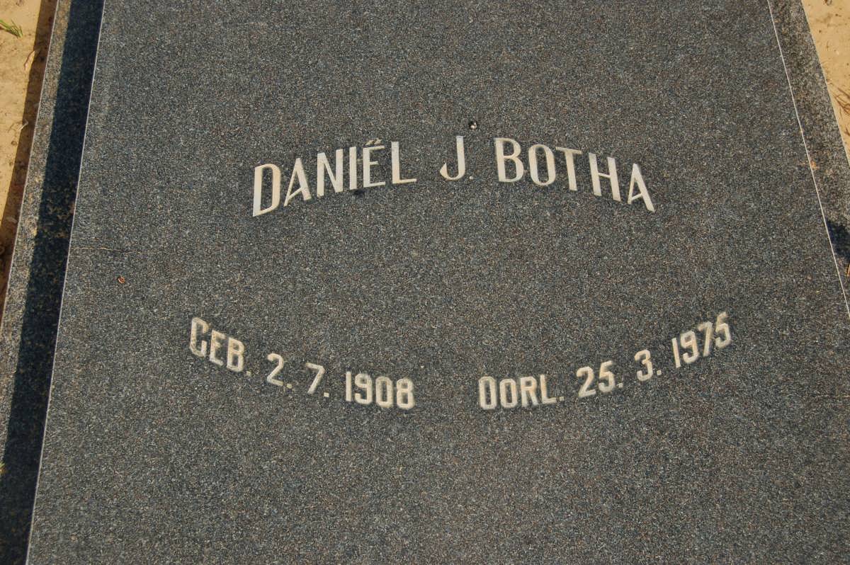 BOTHA Daniël J. 1908-1975