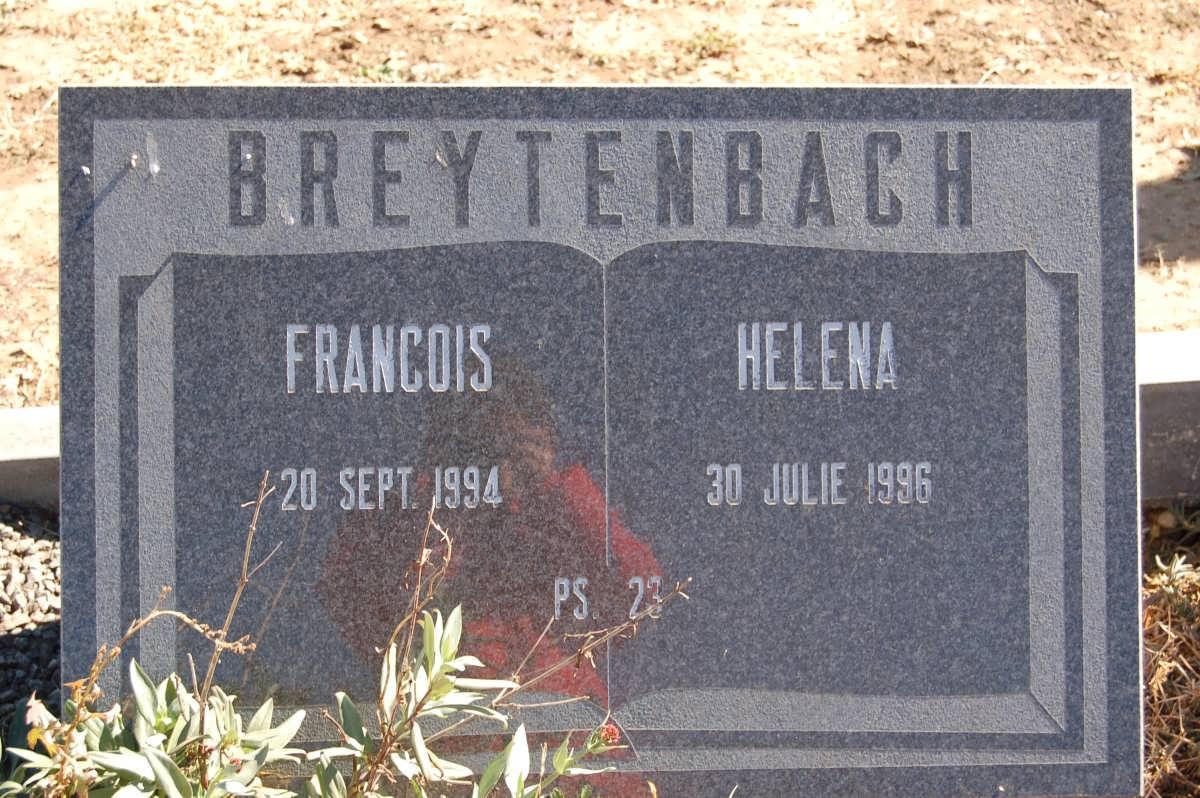 BREYTENBACH Francois -1994 &amp; Helena -1996