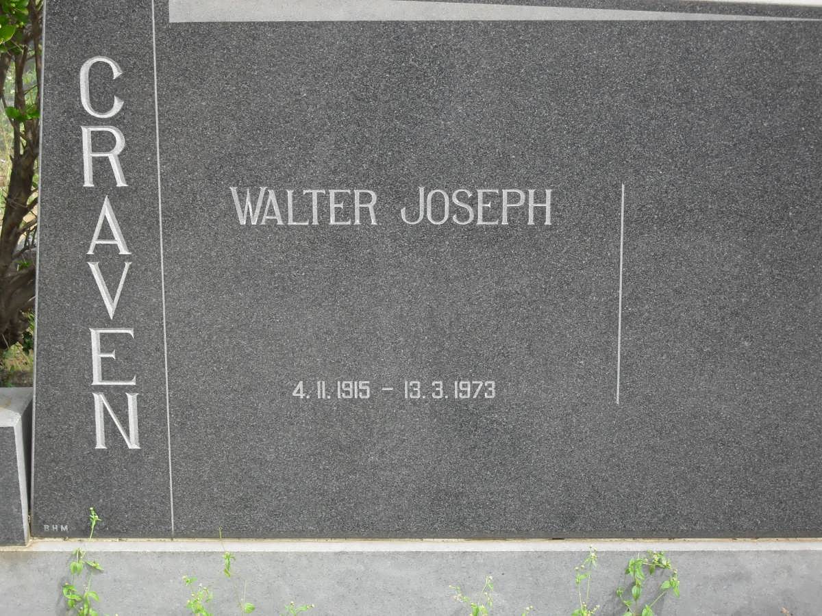 CRAVEN Walter Joseph 1915-1973