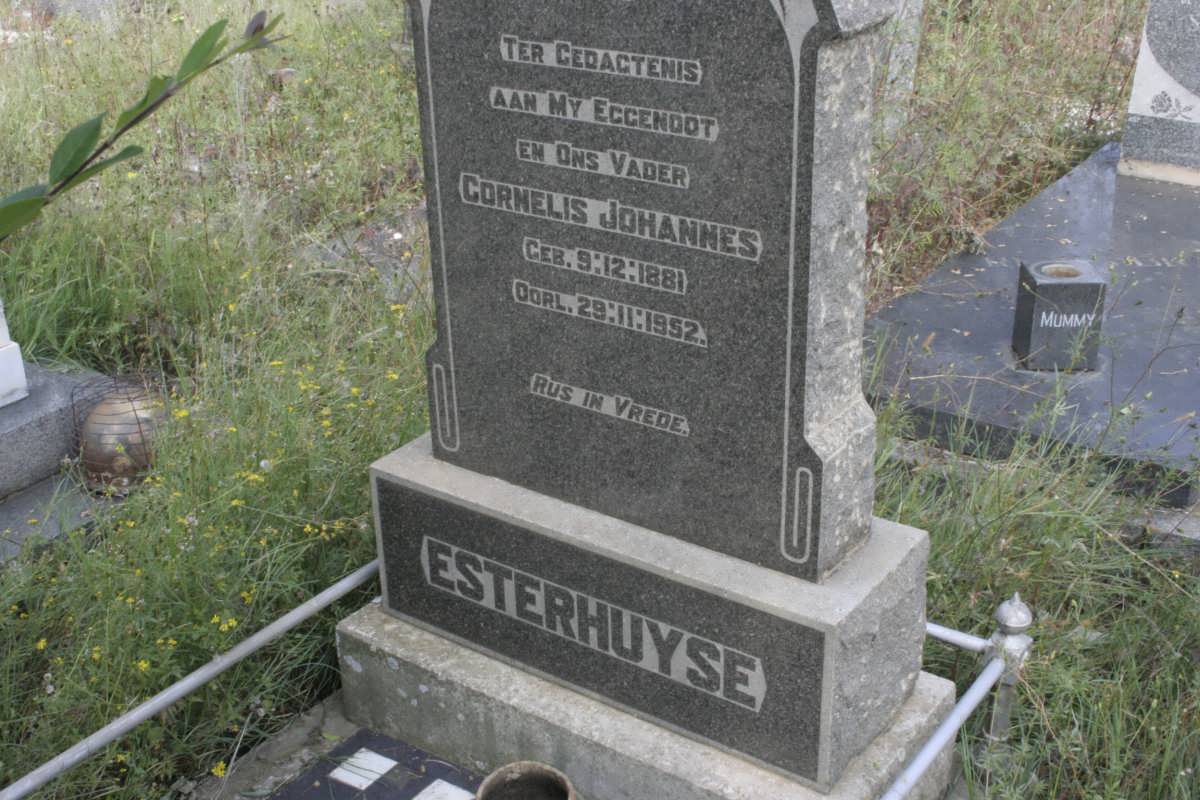 ESTERHUYSE Cornelis Johannes 1881-1952