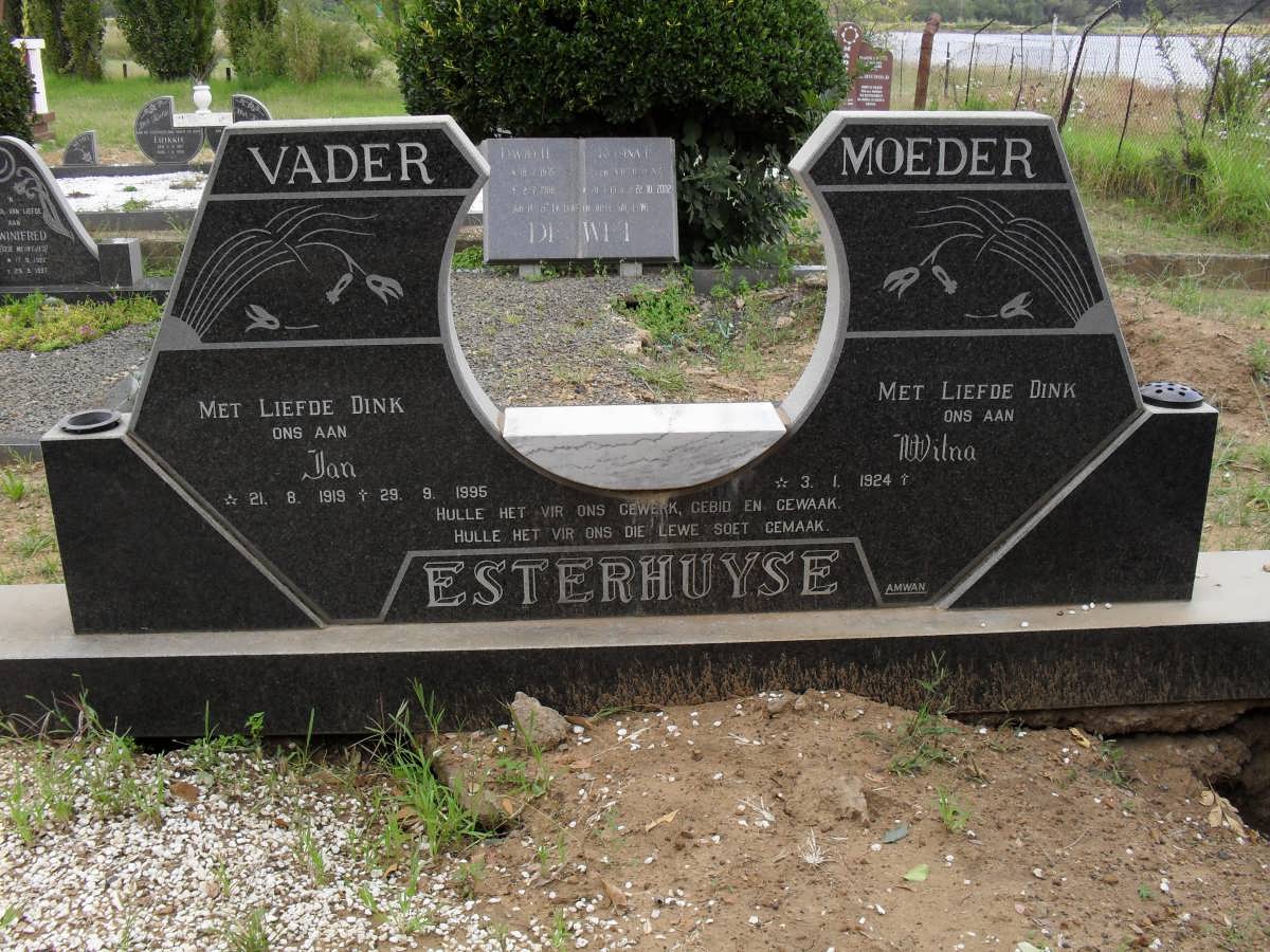 ESTERHUYSE Jan 1919-1995 &amp; Wilna 1924-