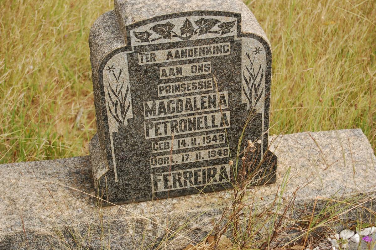 FERREIRA Magdalena Petronella 1948-1948
