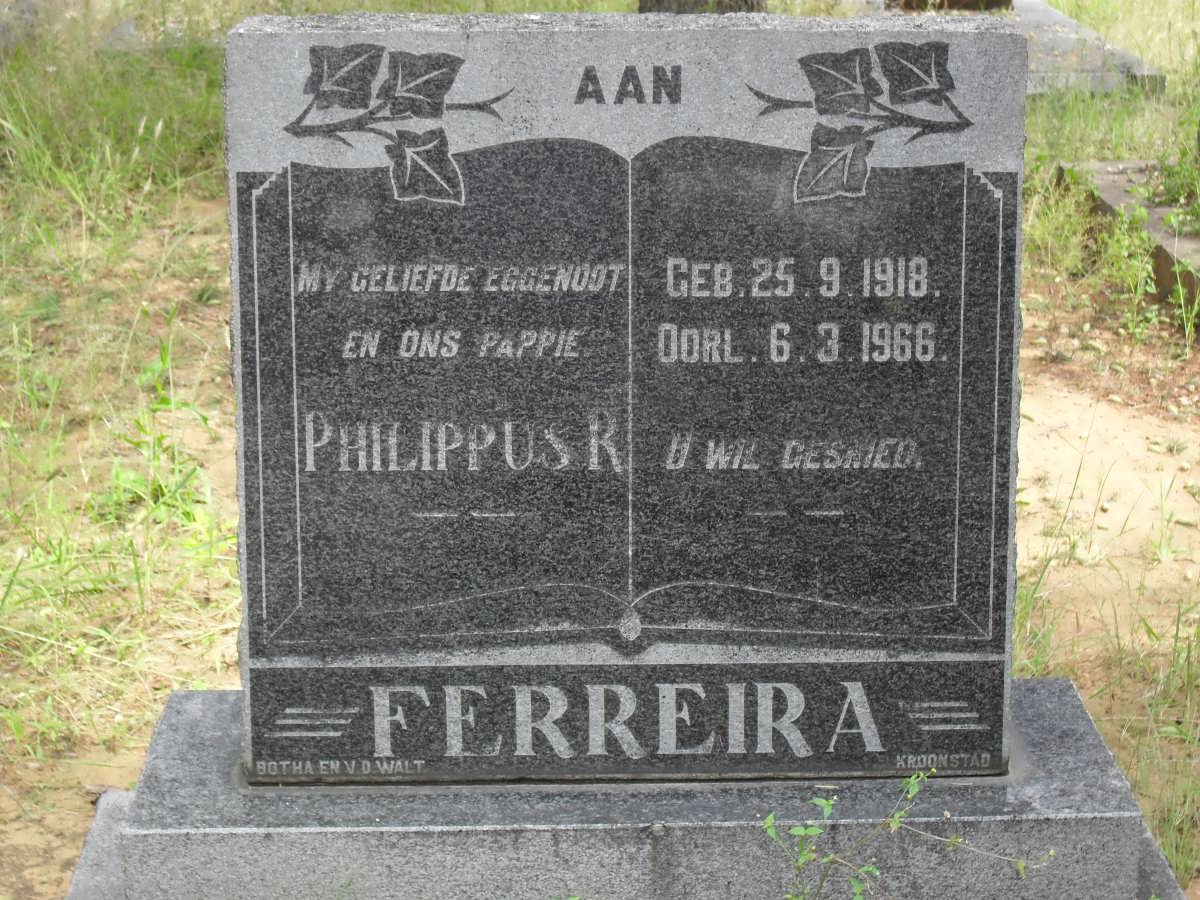 FERREIRA Philippus R. 1918-1966