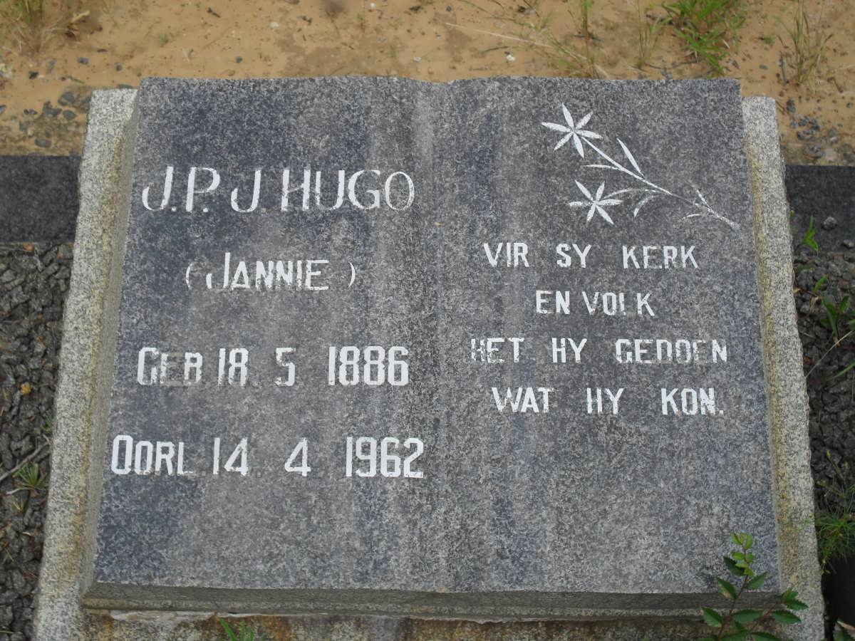 HUGO J.P.J. 1886-1962