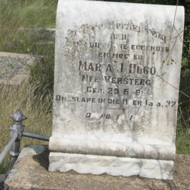 HUGO Maria J. nee VERSTEEG 1885-1932