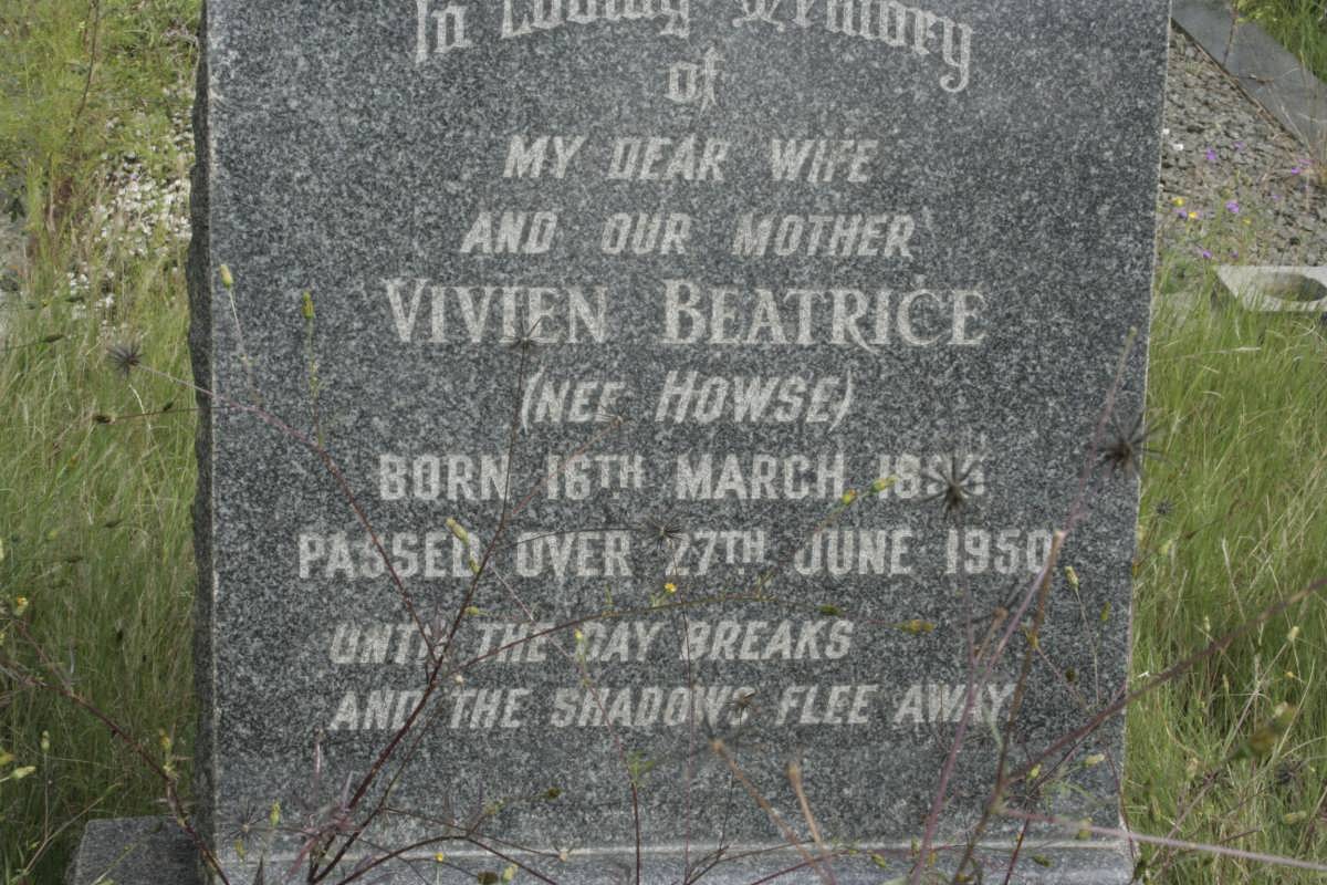 JAGER Vivien Beatrice, de nee HOWSE 1895-1950