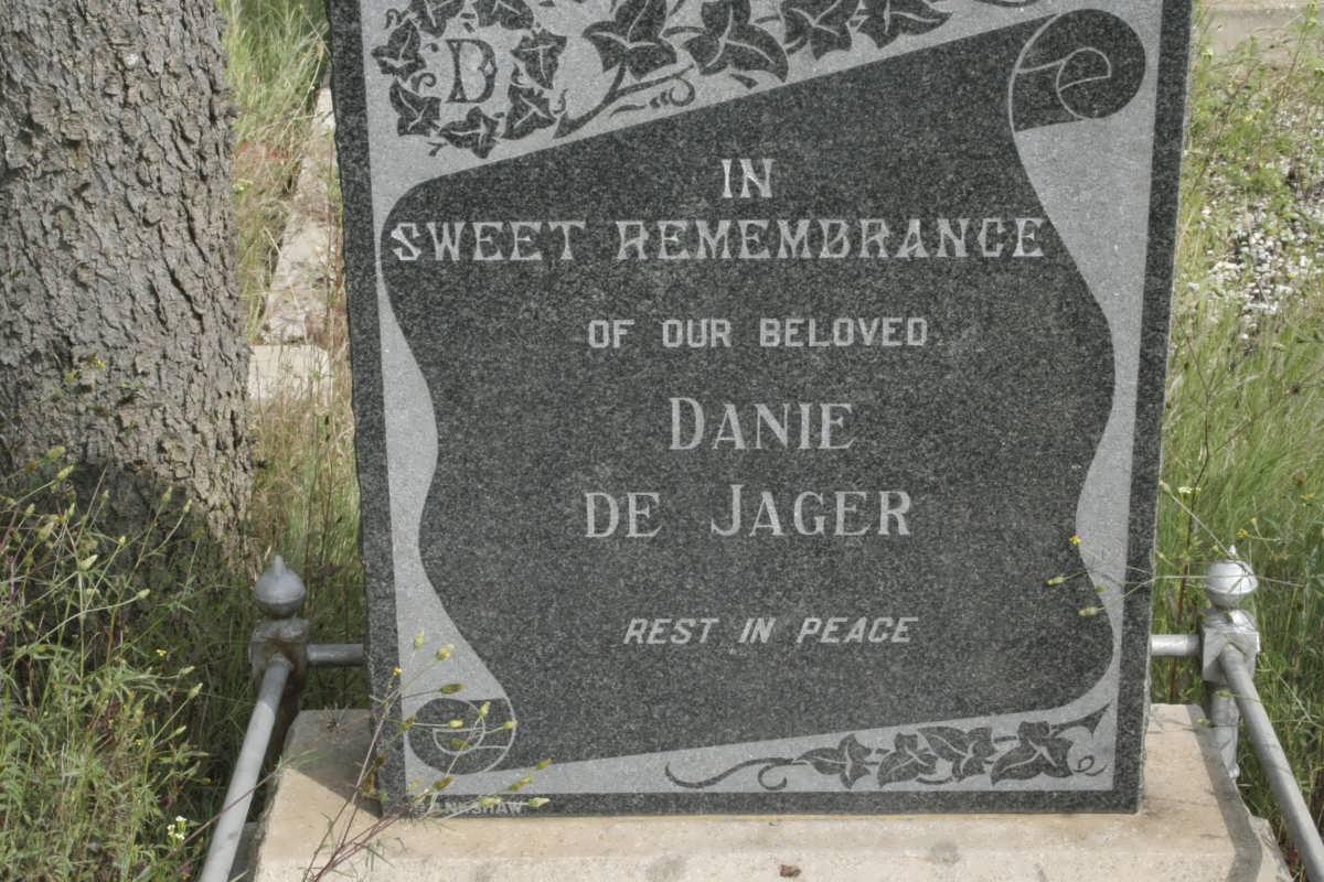 JAGER Danie, de