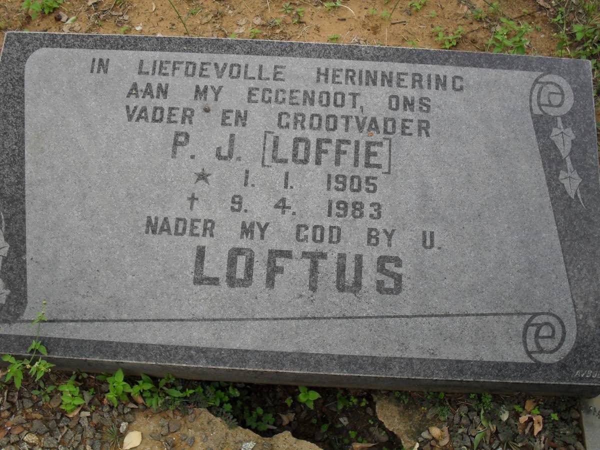 LOFTUS P.J. 1905-1983