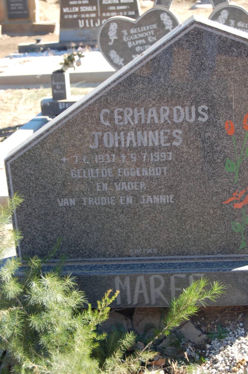 MAREE Gerhardus Johannes 1937-1997