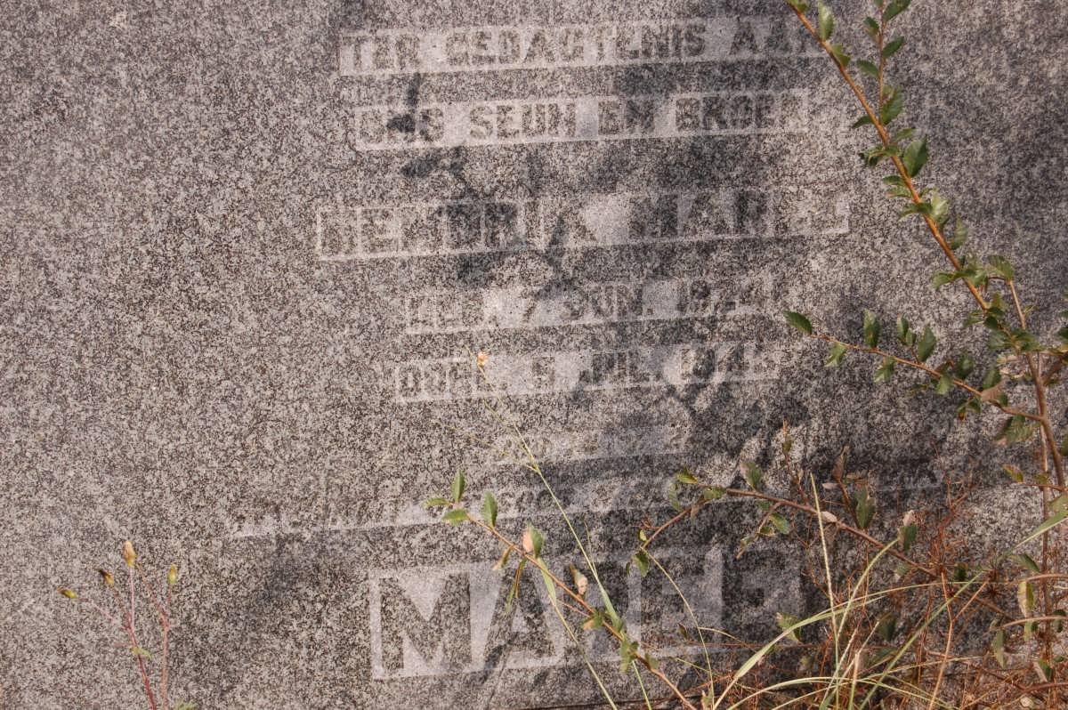 MAREE Hendrik 1924-1945