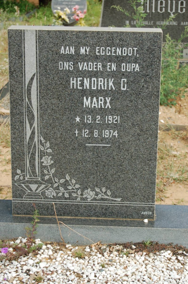 MARX Hendrik C. 1921-1974