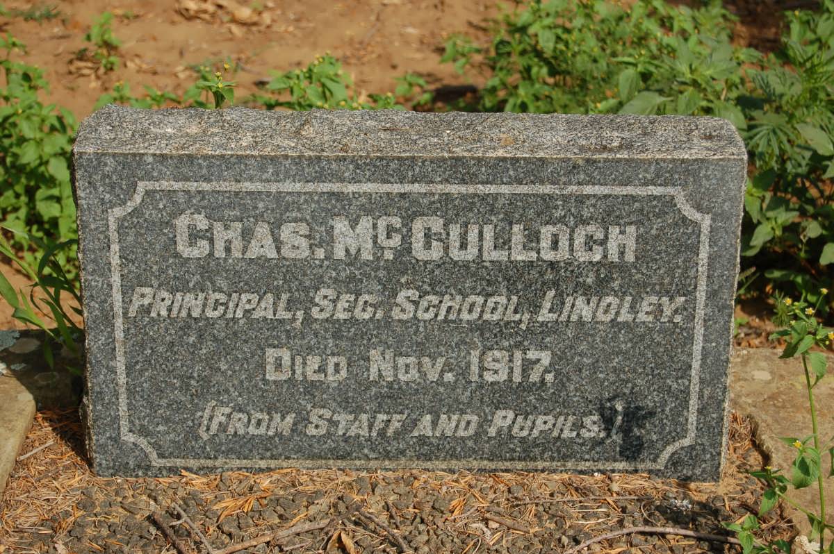McCULLOCH Chas -1917