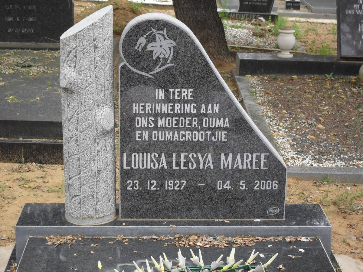 MAREE Louisa Lesya 1927-2006