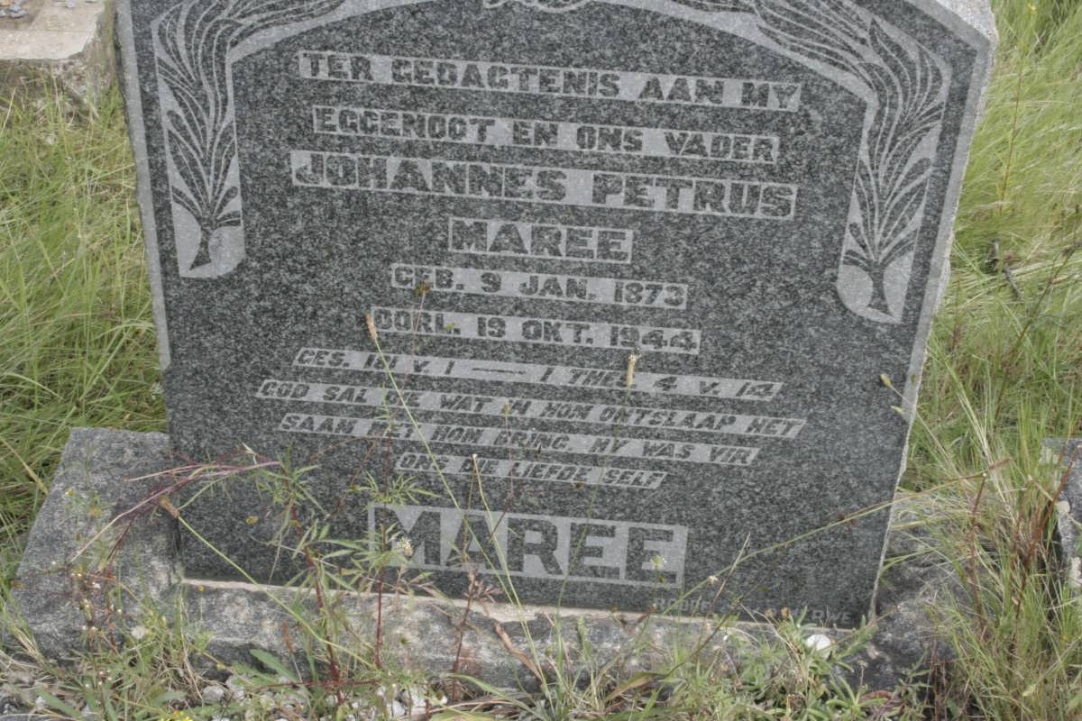 MAREE Johannes Petrus 1873-1944