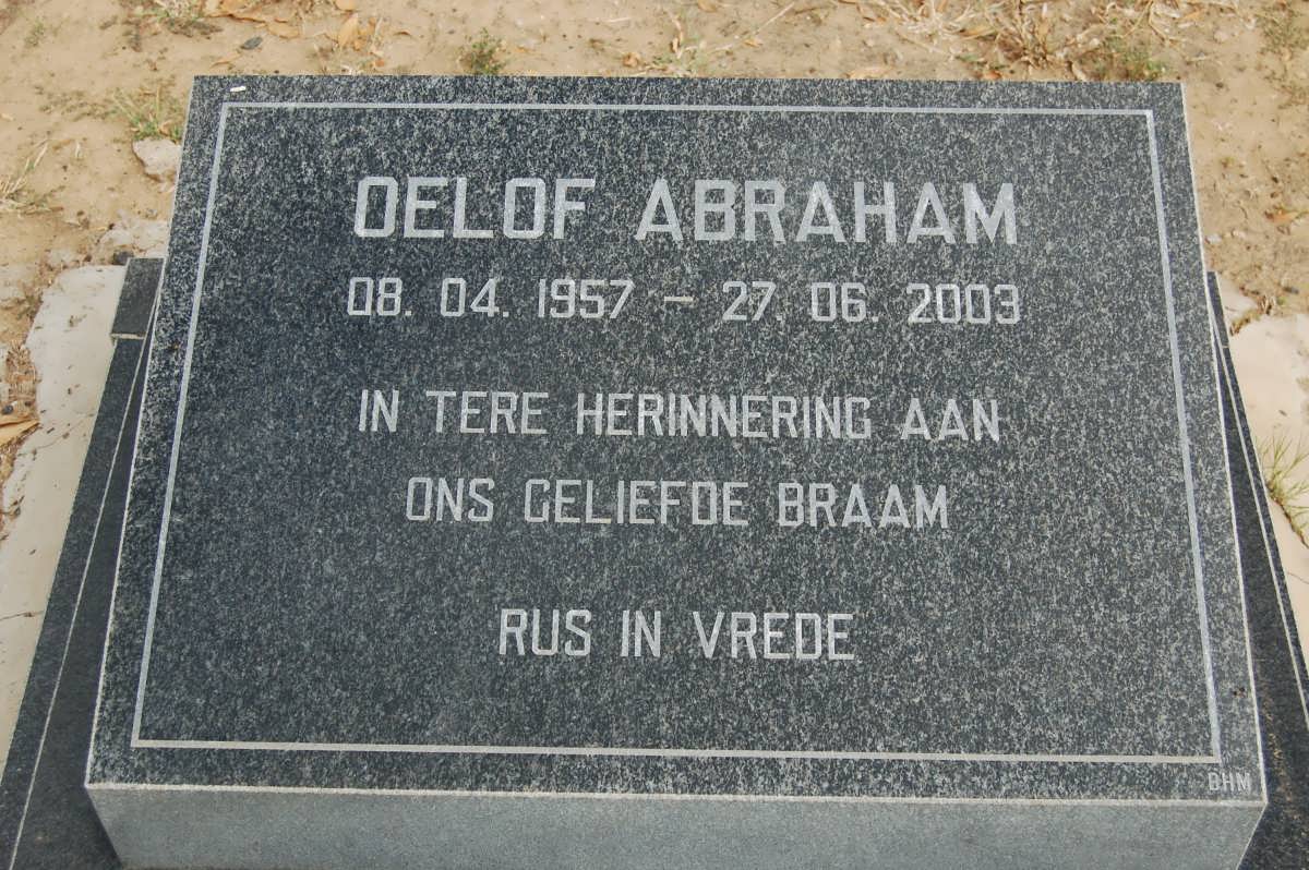 MEINTJES Oelof Abraham 1957-2003