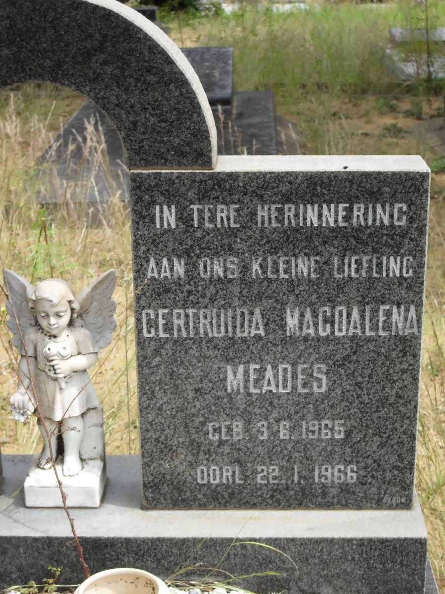 MEADES Gertruida Magdalena 1965-1966