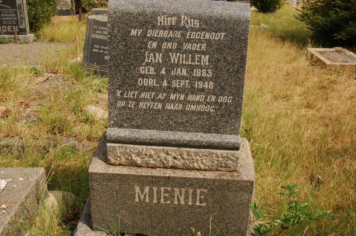 MIENIE Jan Willem 1883-1948
