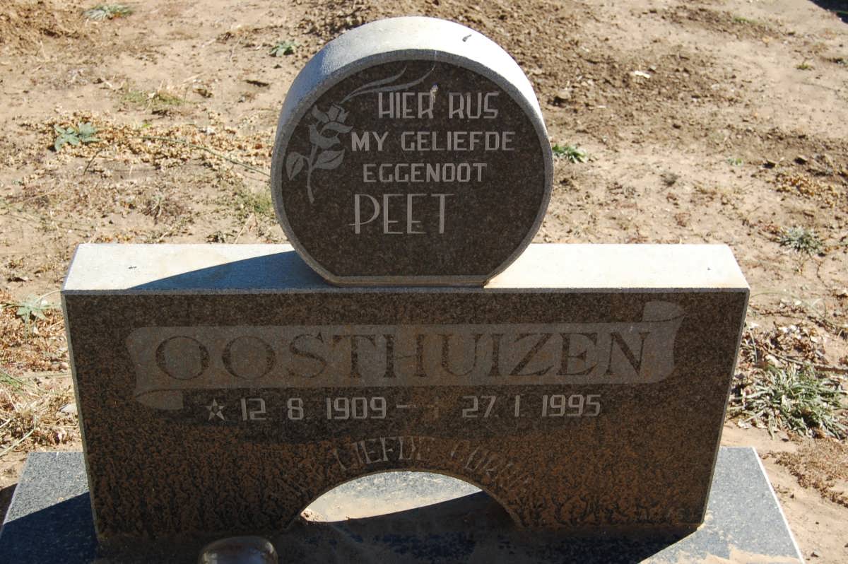 OOSTHUIZEN Peet 1909-1995