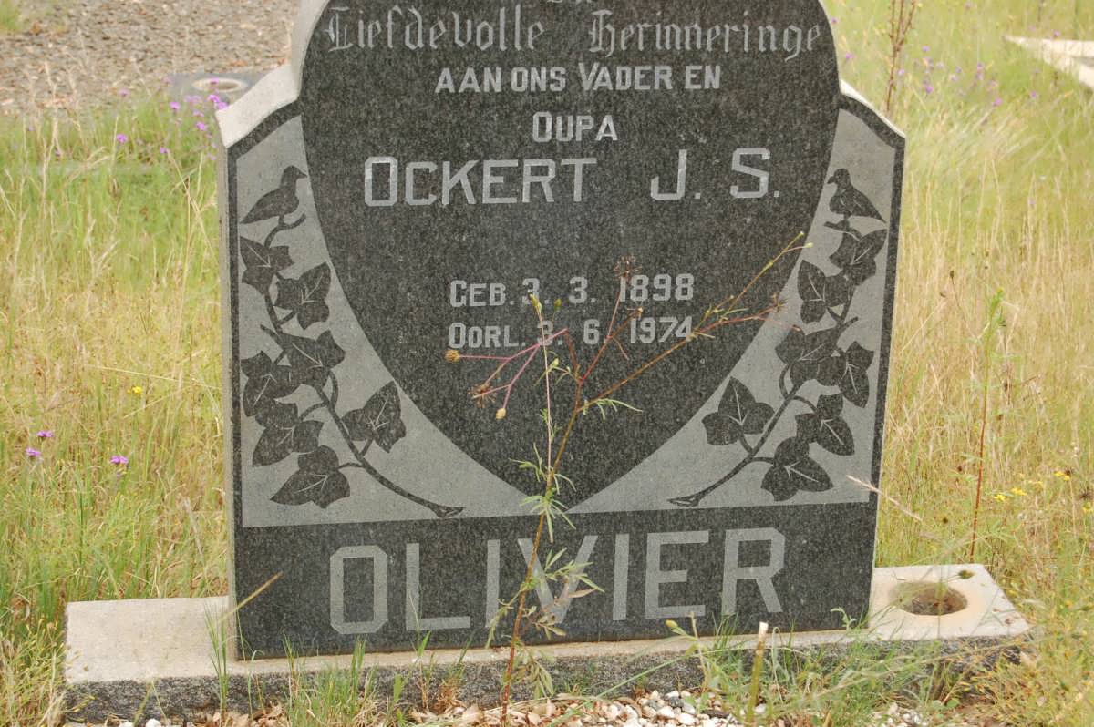OLIVIER Ockert J.S. 1898-1974
