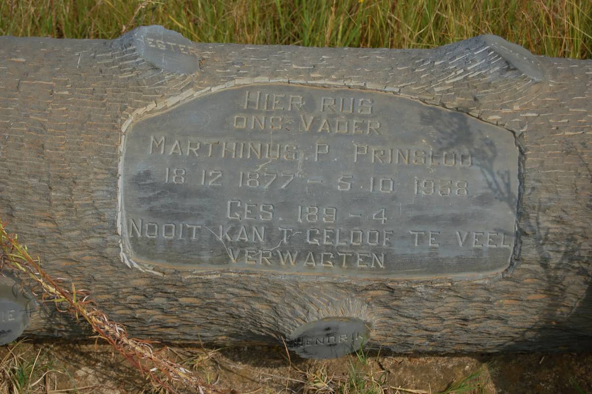 PRINSLOO Marthinus P. 1877-1938