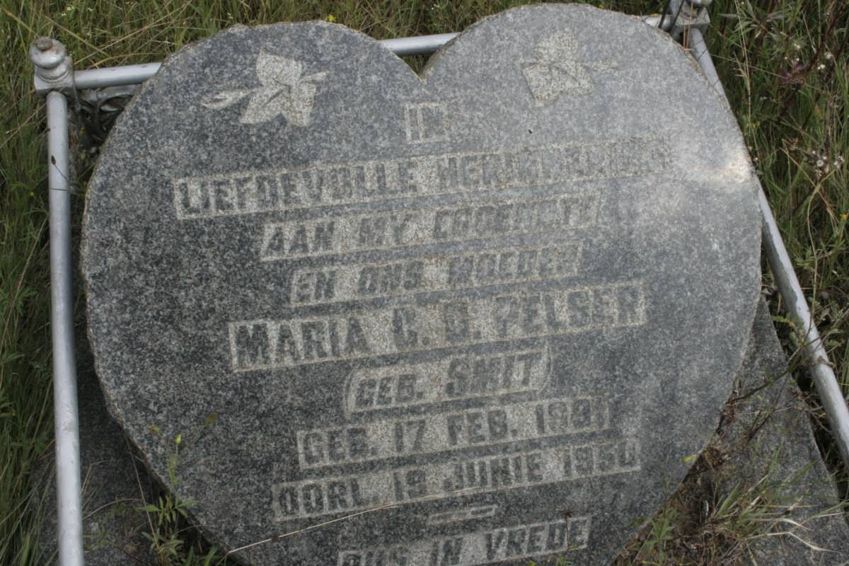 PELSER Maria C.G. nee SMIT 1891-1950