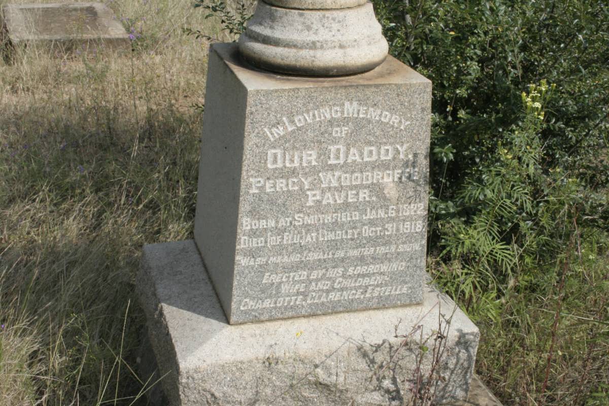 PAVER Percy Woodroffe 1822-1918
