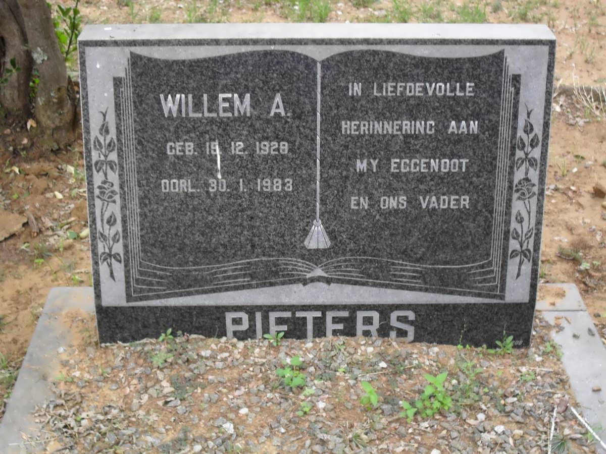 PIETERS Willem A. 1928-1983