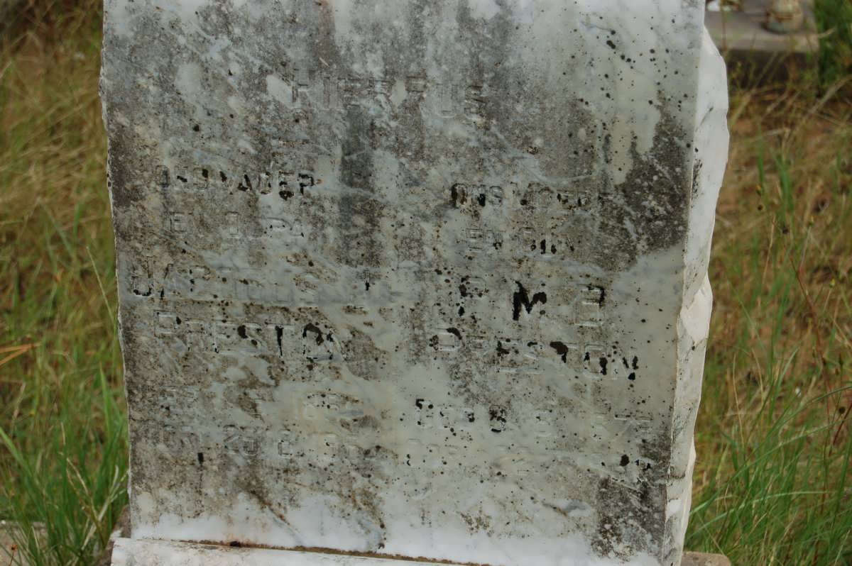 PRESTON Jacobus Johannes 18??-1954  &amp;  P.M.B. 187?-19?8