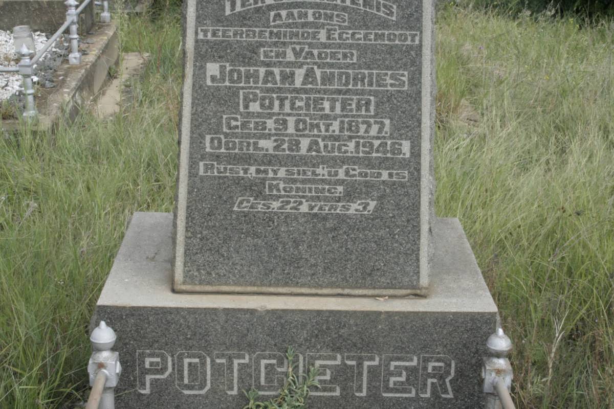 POTGIETER Johan Andries 1877-1946
