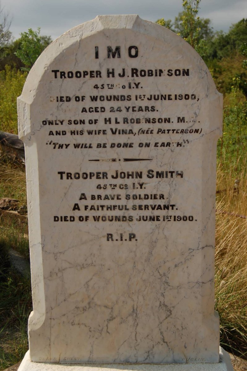 ROBINSON H.J. -1900 :: SMITH John -1900