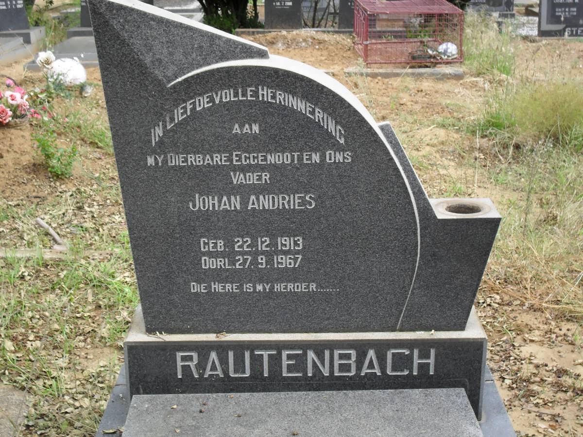 RAUTENBACH Johan Andries 1913-1967