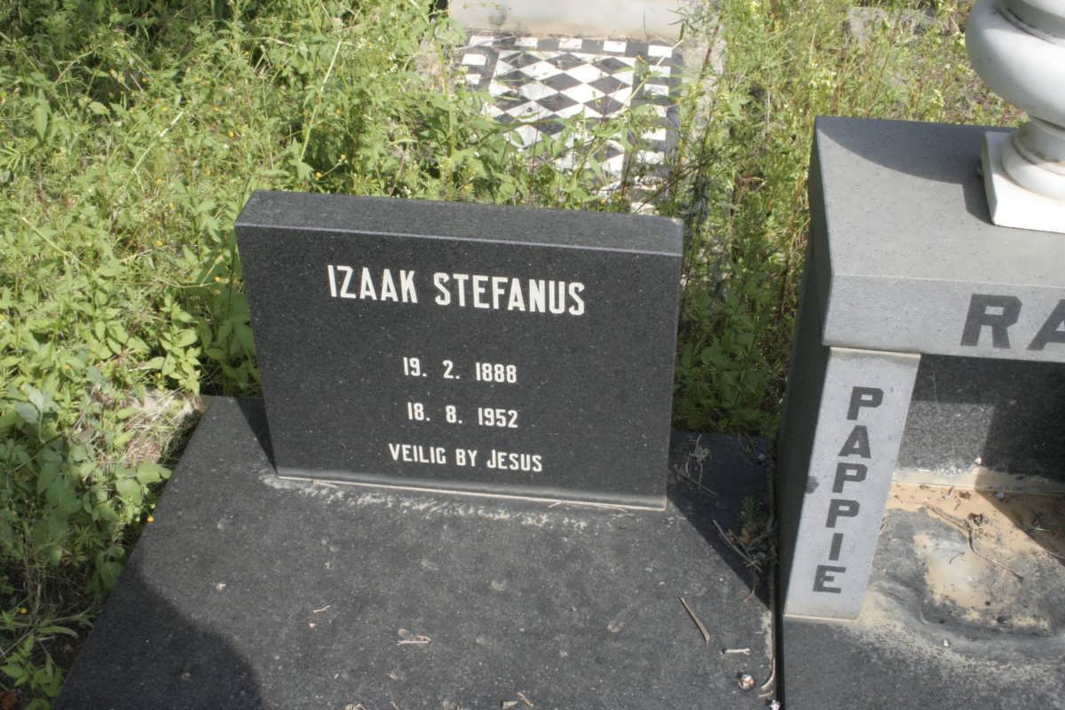 RABIE Izaak Stefanus 1888-1952 &amp; Christina Magdalena VAN NIEKERK 1889-1981