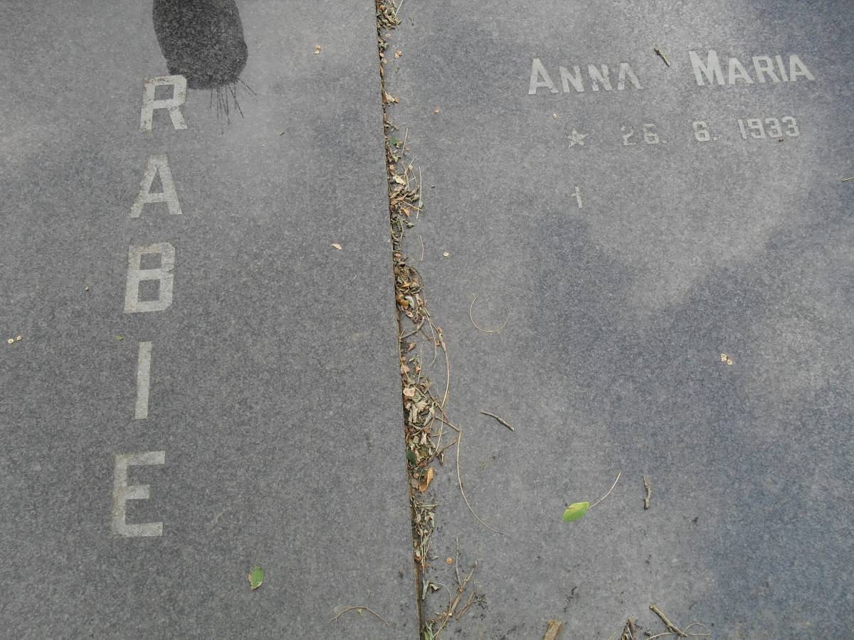 RABIE Petrus Johannes 1928-1988 &amp; Anna Maria 1933-