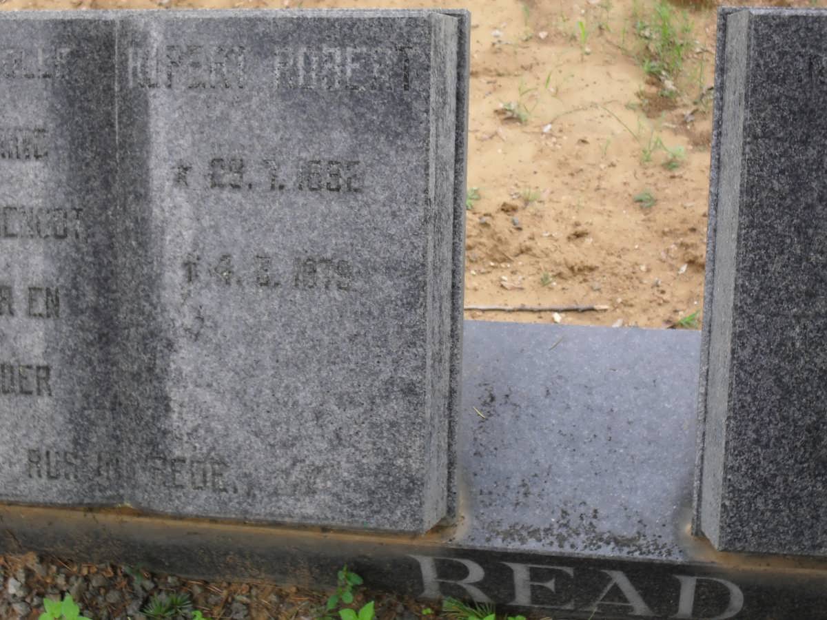 READ Rupert Robert 1892-1978 &amp; Hester Johanna nee REYNEKE 1894-1982