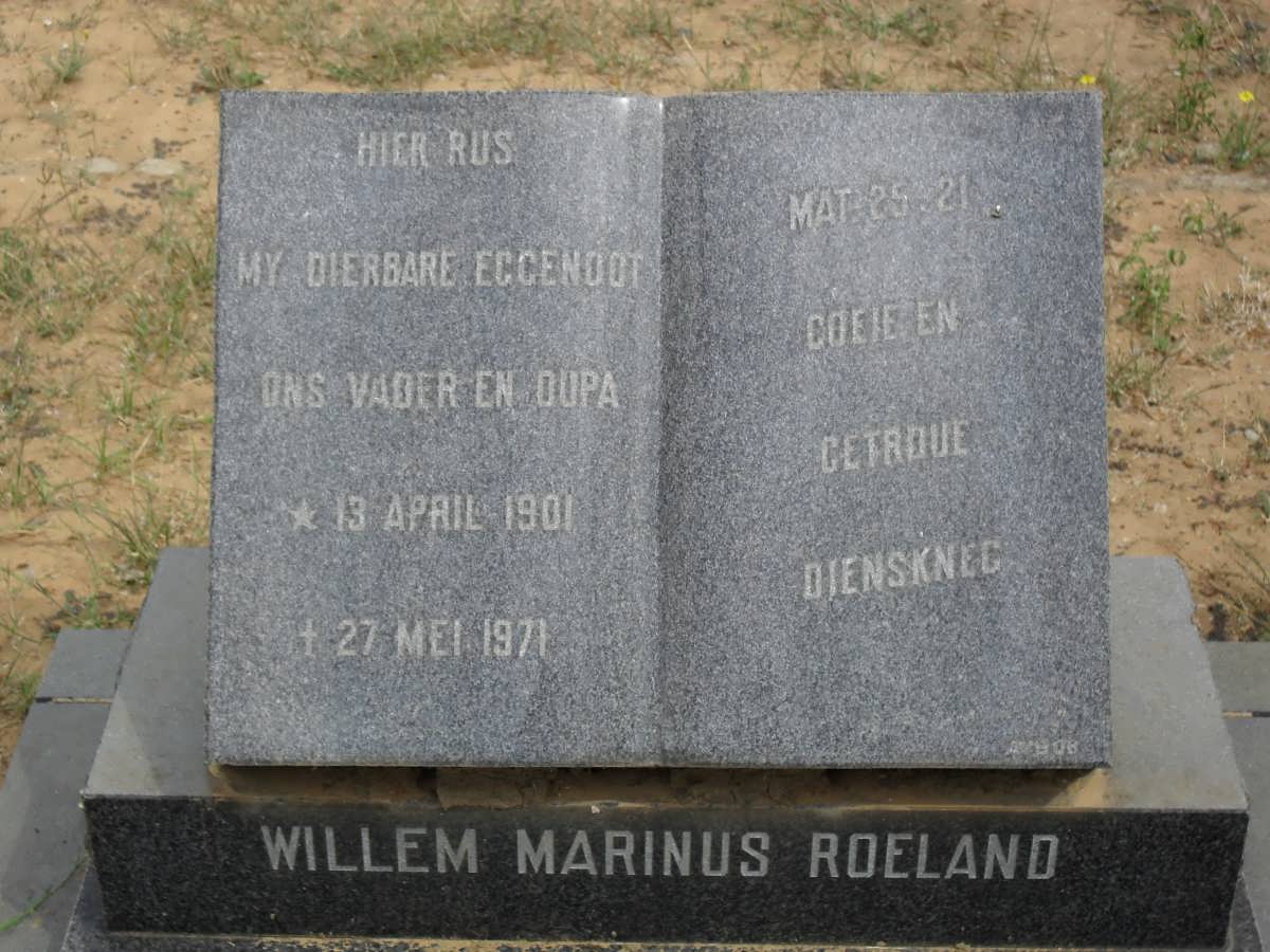 ROELAND Willem Marinus 1901-1971