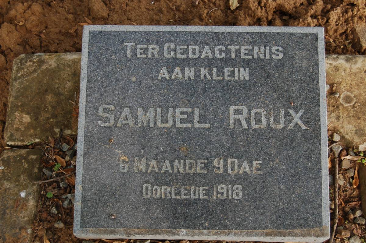 ROUX Samuel -1918