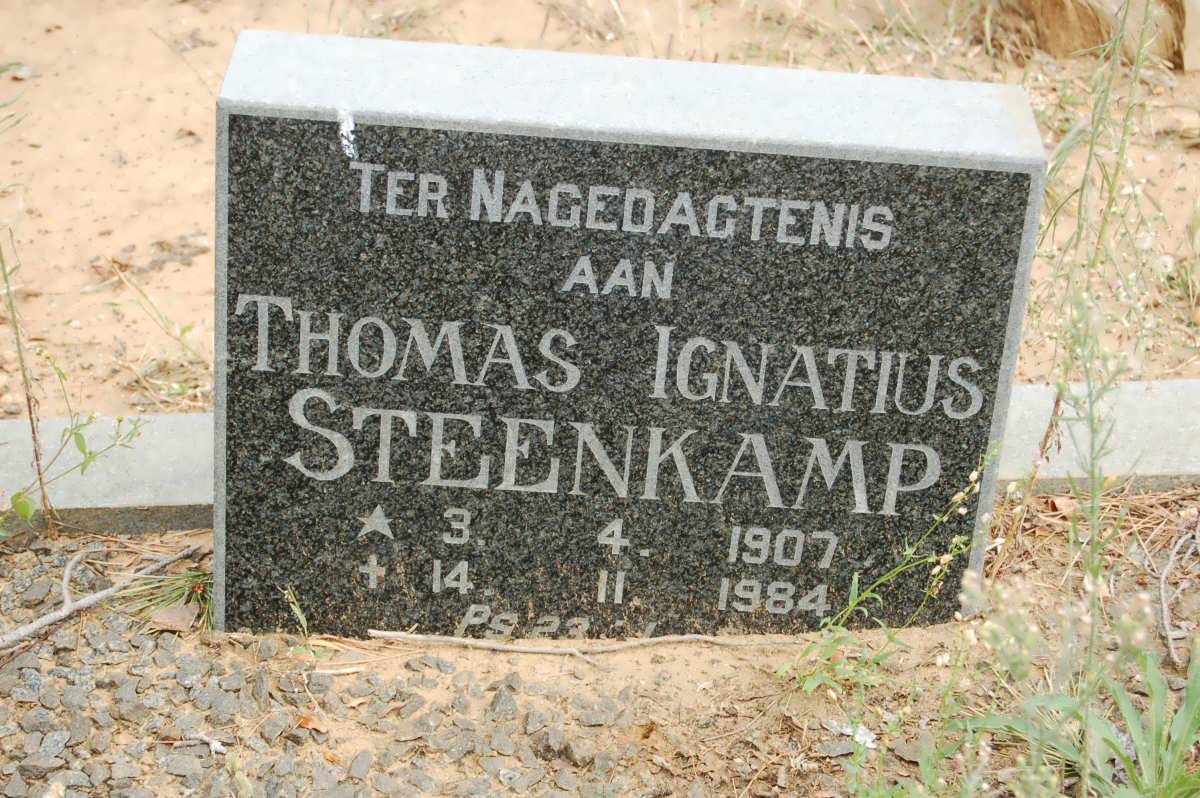 STEENKAMP Thomas Ignatius 1907-1984