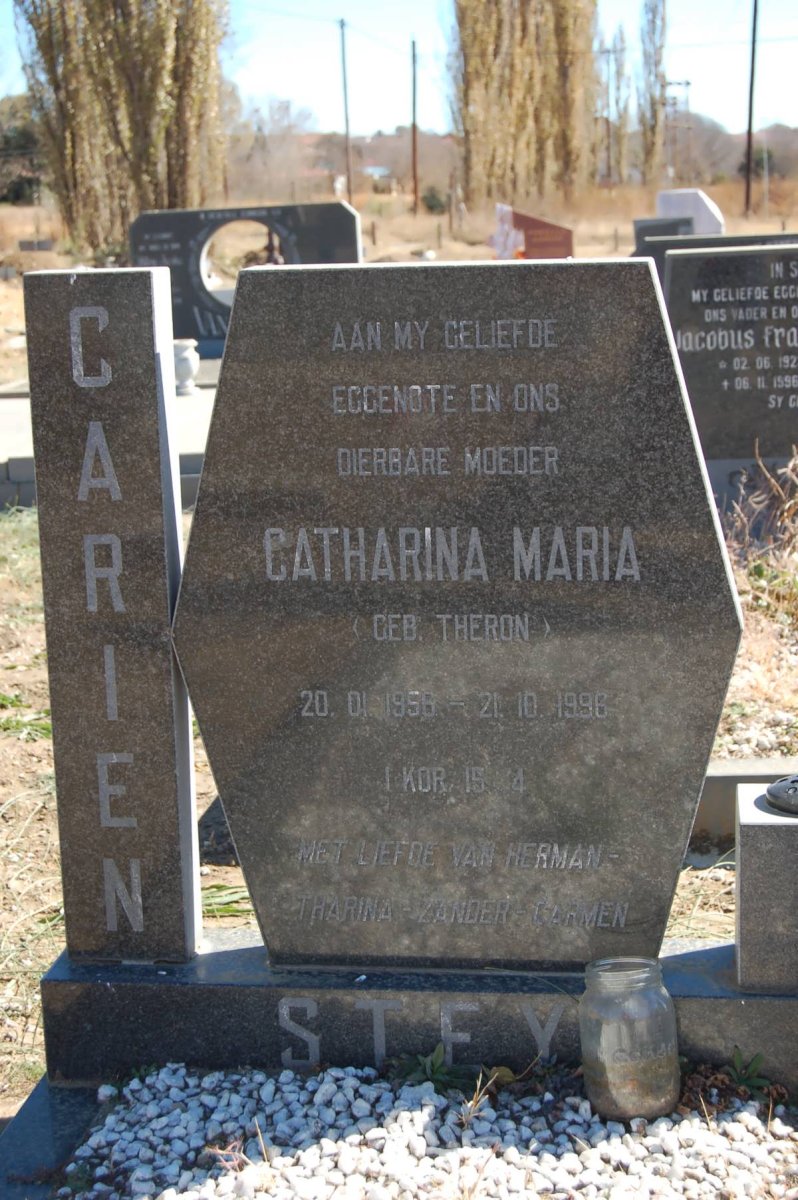 STEYN Catharina Maria nee THERON 1956-1996