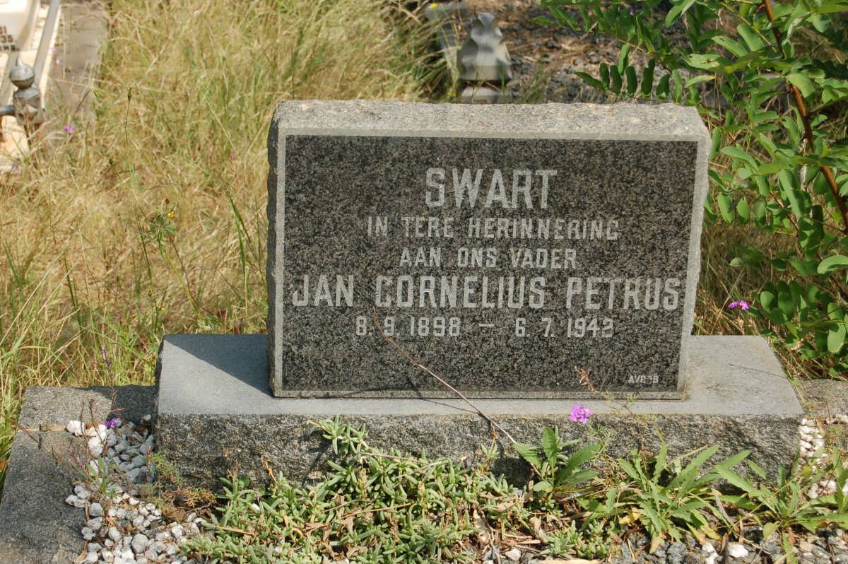 SWART Jan Cornelius Petrus 1898-1942