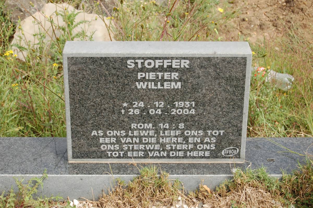 STOFFER Pieter Willem 1931-2004