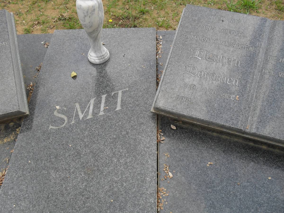 SMIT Antonie Johannes Hermanus 1921-1988 &amp; Elizabeth Dorothea 1922-