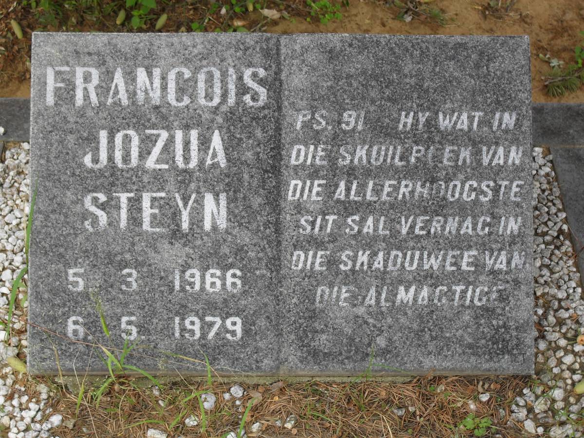 STEYN Francois Jozua 1966-1979