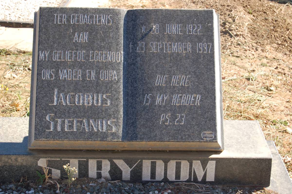 STRYDOM Jacobus Stefanus 1922-1997