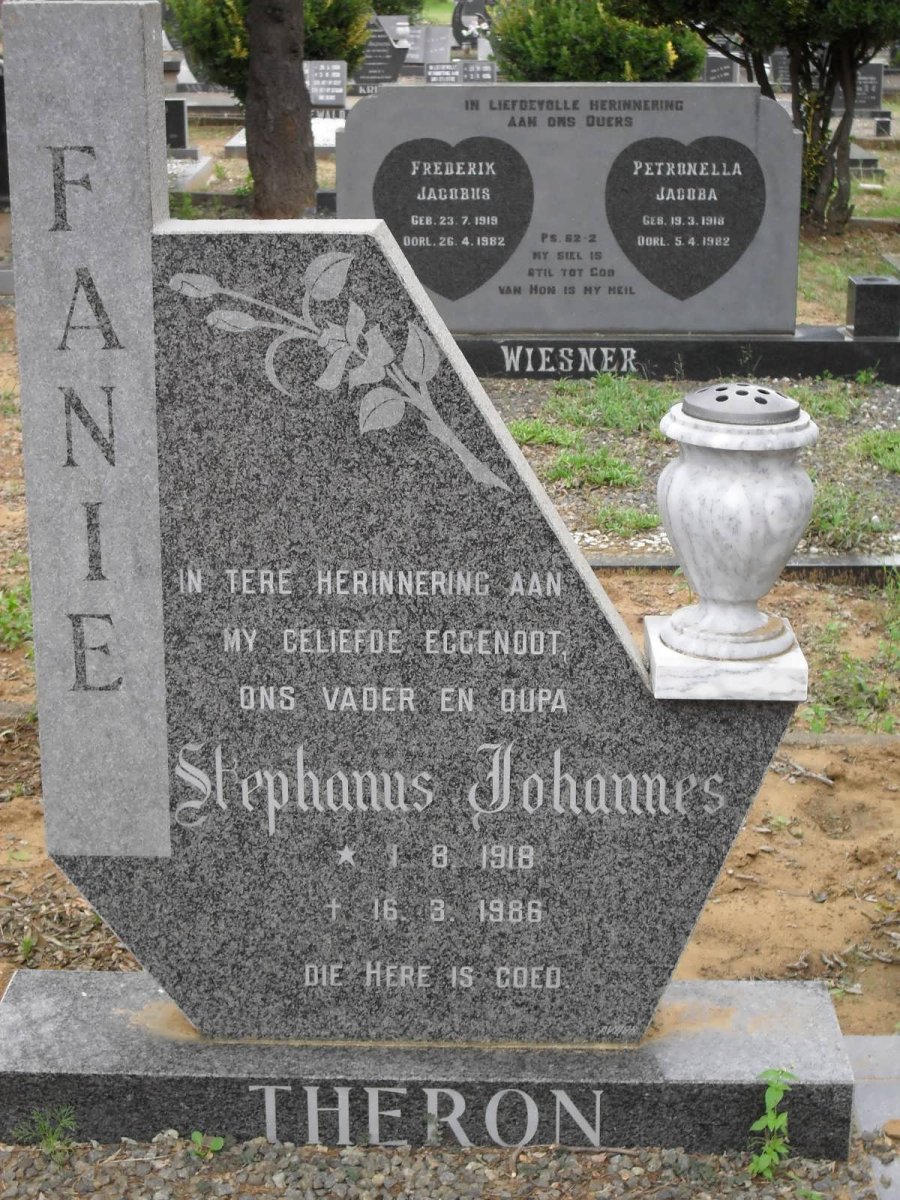THERON Stephanus Johannes 1918-1986