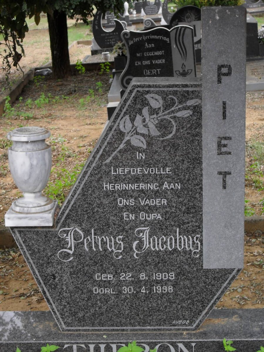 THERON Petrus Jacobus 1909-1998